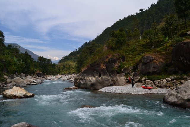 Kayak en Nepal
