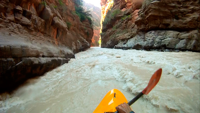 vacaciones deportivas, kayak en Marruecos