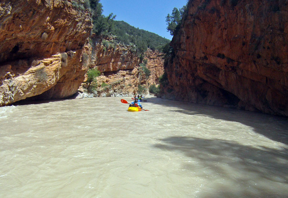 kayak en Marruecos