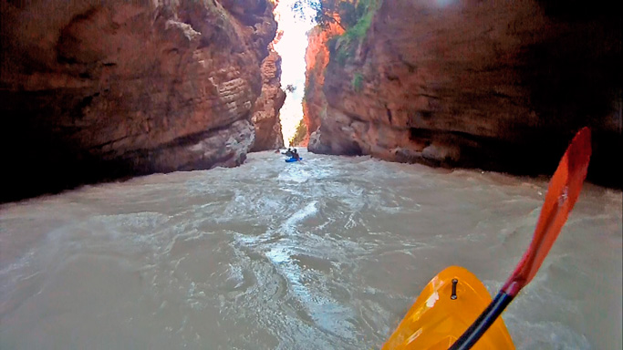 kayak en Marruecos