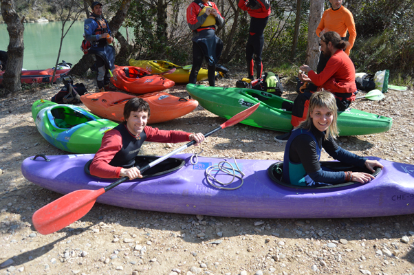 cursos de kayak en murillo de Gállego