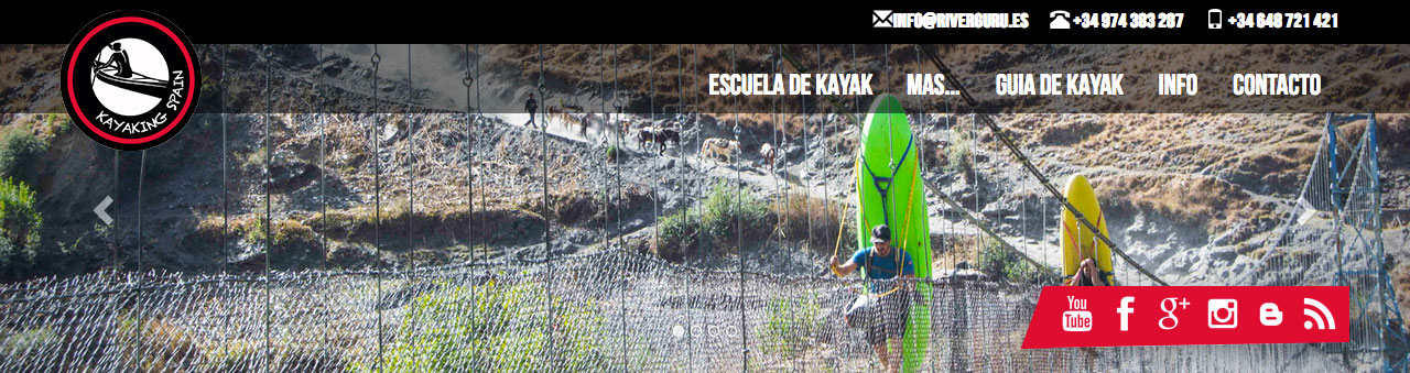 Kayakingspain escuela de kayak