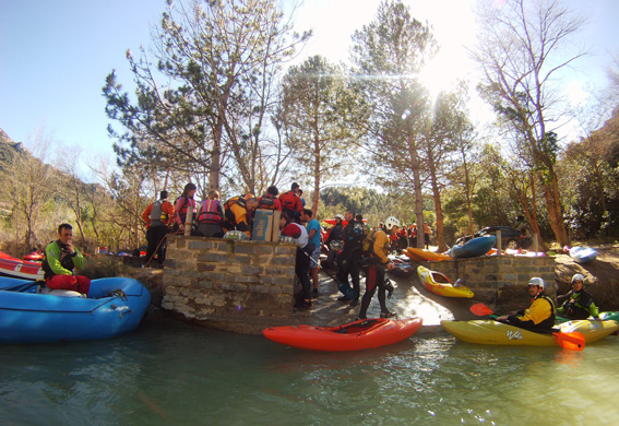 rafting y kayak en pirineos