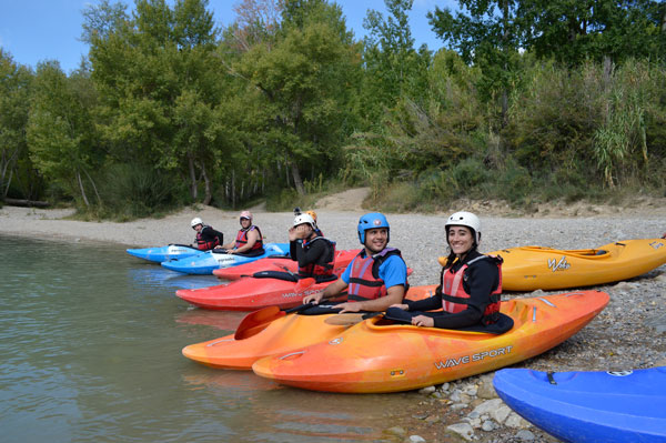 Curso de kayak en Murillo de Gallego