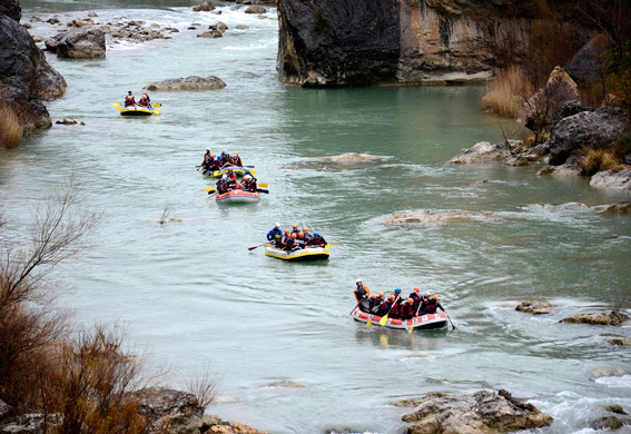 rafting pirineos