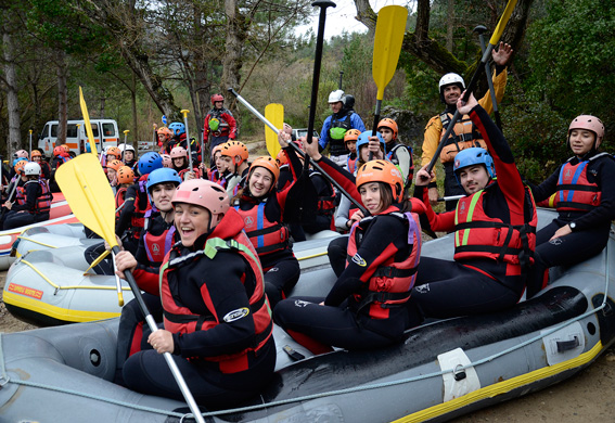 rafting