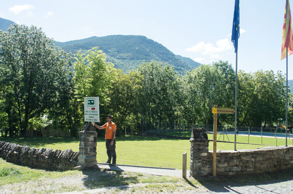 Camping para furgonetas en Oto, Ordesa