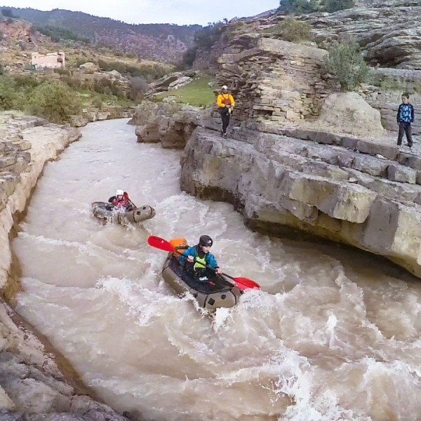 Packraft en Marruecos