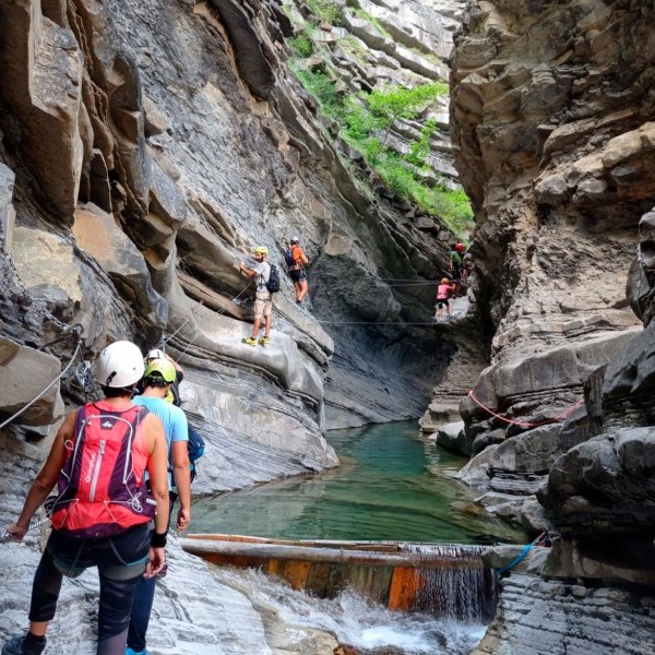 Via Ferrata del Barranco de Sorrosal