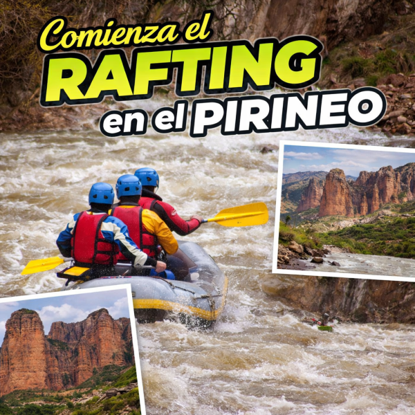 Comienza el rafting en el Pirineo, Rafting Tour
