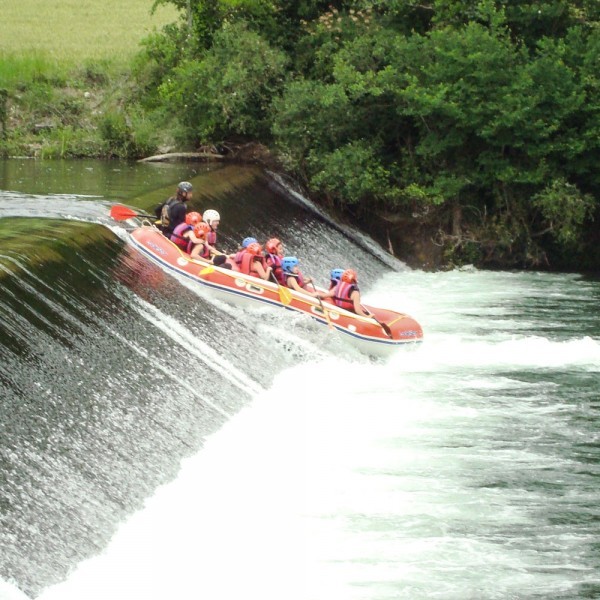 Rafting en el río Irati